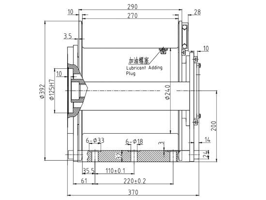 卷?yè)P(yáng)減速機(jī)JQZ760A